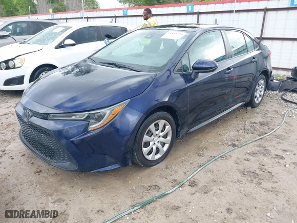 2021 Toyota Corolla LE with VIN 5YFEPMAE2MP168799, listed as a IAAI auction lot 41895490 with 108,693 mi miles. Bid and sale history available at carsss.com. Image 18.