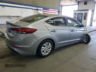 2017 Hyundai Elantra SE with VIN 5NPD74LF9HH076318, listed as a Copart auction lot 58965025 with 73,032 mi miles and Salvage title. Bid and sale history available at DreamBid. Image 3.