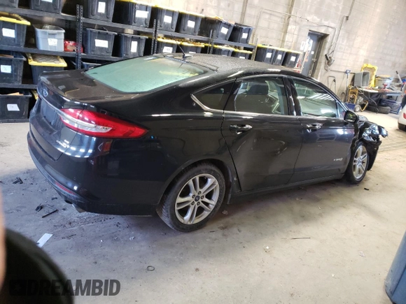 2018 Ford Fusion Hybrid SE with VIN 3FA6P0LU2JR127165, listed as a Copart auction lot 45868443 with 106,210 mi miles. Bid and sale history available at carsss.com. Image 3.