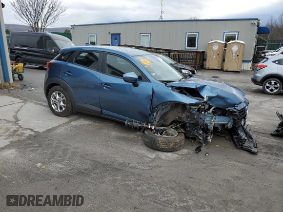 2019 Mazda CX-3 Sport with VIN JM1DKFB7XK0454736, listed as a Copart auction lot 47247055 with 20,562 mi miles and Salvage Title. Bid and sale history available at carsss.com. Image 4.