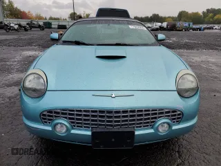 2002 Ford Thunderbird Hardtop Premium with VIN 1FAHP60A02Y121714, listed as a Copart auction lot 77852994 with 132,049 mi miles and Salvage Title. Bid and sale history available at DreamBid. Image 5.