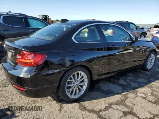 2015 BMW 2 Series 228i xDrive with VIN WBA1F7C55FVX96224, listed as a Copart auction lot 50296863 with 79,777 mi miles. Bid and sale history available at carsss.com. Image 3.