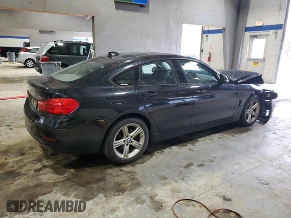 2015 BMW 4 Series 428i xDrive with VIN WBA4A7C52FD415821, listed as a Copart auction lot 51622295 with 63,918 mi miles and Salvage title. Bid and sale history available at DreamBid. Image 3.