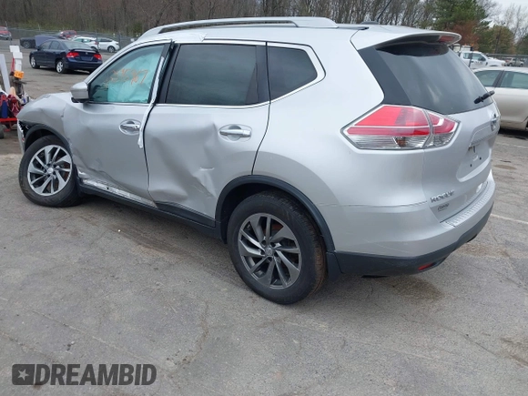 2014 Nissan Rogue SL with VIN 5N1AT2MVXEC776070, listed as a IAAI auction lot 42095967 with 139,566 mi miles. Bid and sale history available at carsss.com. Image 3.
