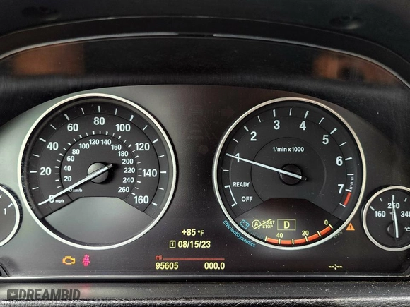2015 BMW 4 Series 435i xDrive with VIN WBA3T7C56FPW79760, listed as a Copart auction lot 81819524 with 95,605 mi miles and Salvage Title. Bid and sale history available at carsss.com. Image 8.
