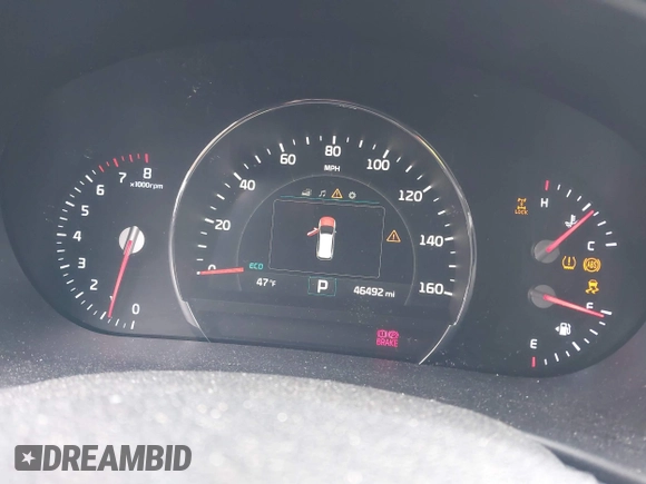 2018 Kia Sorento EX with VIN 5XYPHDA51JG417387, listed as a IAAI auction lot 42045993 with 46,492 mi miles and . Bid and sale history available at DreamBid. Image 7.