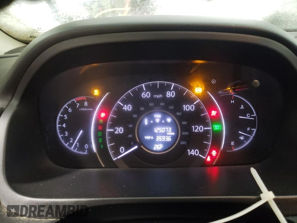 2014 Honda CR-V EX-L with VIN 5J6RM4H72EL055294, listed as a Copart auction lot 42013795 with 125,073 mi miles and Salvage Title. Bid and sale history available at carsss.com. Image 9.