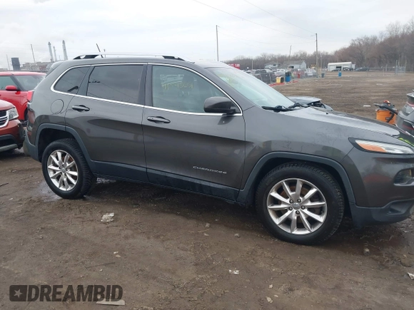 2014 Jeep Cherokee Limited with VIN 1C4PJMDS3EW137985, listed as a IAAI auction lot 41543651 with 131,312 mi miles. Bid and sale history available at carsss.com. Image 13.