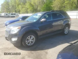 2016 Chevrolet Equinox LT with VIN 2GNALCEK3G6179991, listed as a Copart auction lot 54711145 with 107,372 mi miles and Clean Title. Bid and sale history available at DreamBid. Image 1.