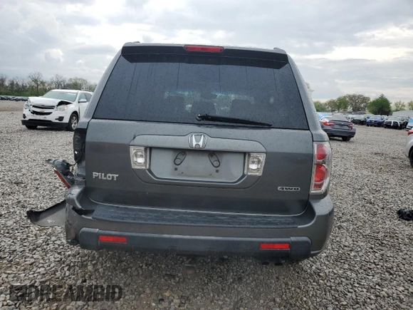 2007 Honda Pilot EX-L with VIN 2HKYF18507H534667, listed as a Copart auction lot 53900035 with 248,273 mi miles and Salvage Title. Bid and sale history available at carsss.com. Image 6.