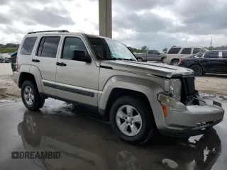 2009 Jeep Liberty Sport with VIN 1J8GN28K29W519314, listed as a Copart auction lot 45807295 with 126,665 mi miles and Salvage Title. Bid and sale history available at carsss.com. Image 4.