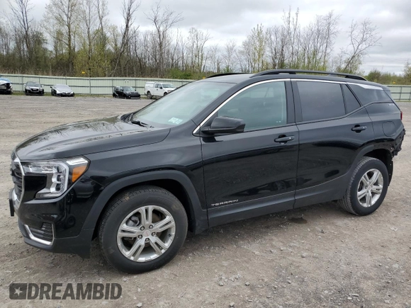 2022 GMC Terrain SLE z VIN 3GKALTEV1NL313378, wystawiony jako Copart lot #55805755 z przebiegiem 35 680 mil mil oraz Szkoda całkowita • Salvage title. Historia ofert i sprzedaży dostępna na DreamBid. Obrazek 1.