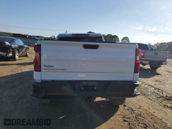 2021 Chevrolet Silverado 1500 Work Truck with VIN 1GCRWAEF0MZ158333, listed as a Copart auction lot 79717694 with Not Provided miles and Salvage Title. Bid and sale history available at DreamBid. Image 6.