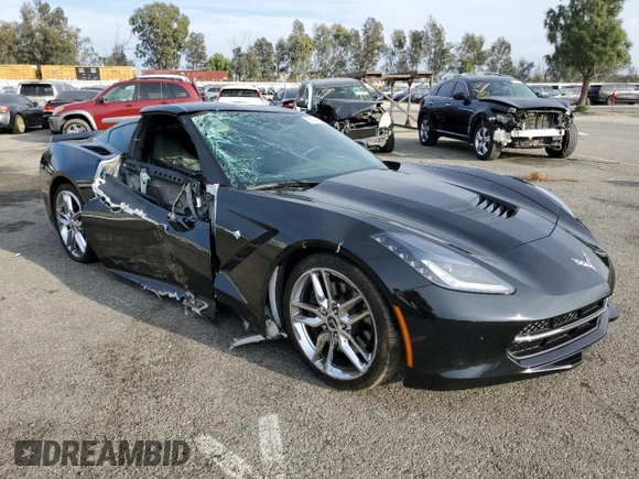 2014 Chevrolet Corvette Z51 2LT with VIN 1G1YK2D76E5127306, listed as a Copart auction lot 86820794 with 43,333 mi miles and Salvage title. Bid and sale history available at DreamBid. Image 4.