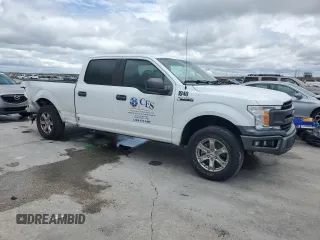 2018 Ford F-150 XL with VIN 1FTEW1CP6JFA19802, listed as a Copart auction lot 51819635 with 65,366 mi miles and Salvage Title. Bid and sale history available at carsss.com. Image 4.