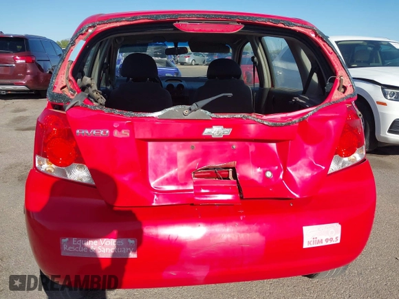 2006 Chevrolet Aveo LS with VIN KL1TD66696B652250, listed as a IAAI auction lot 42015003 with 143,336 mi miles and . Bid and sale history available at DreamBid. Image 6.