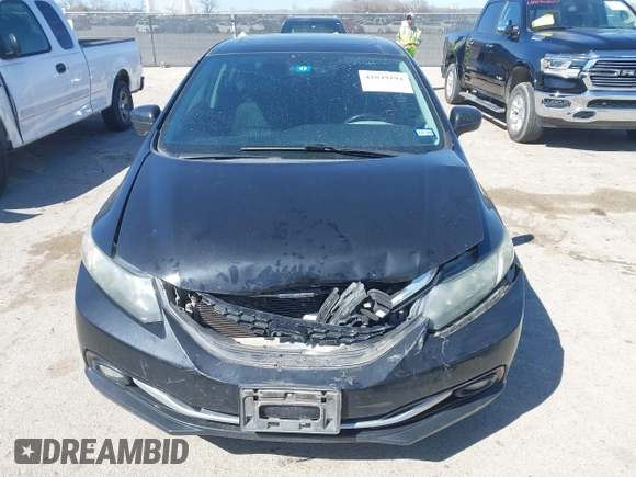 2015 Honda Civic Sedan EX-L with VIN 2HGFB2F90FH546082, listed as a IAAI auction lot 41849194 with 121,161 mi miles. Bid and sale history available at carsss.com. Image 12.