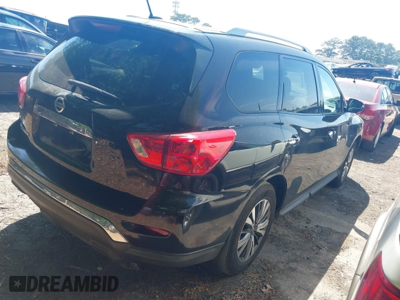 2017 Nissan Pathfinder S with VIN 5N1DR2MN3HC903225, listed as a IAAI auction lot 42090164 with 191,401 mi miles and . Bid and sale history available at DreamBid. Image 4.