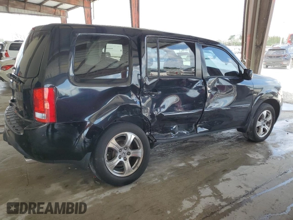 2013 Honda Pilot EX-L with VIN 5FNYF3H51DB008070, listed as a Copart auction lot 55034045 with 72,688 mi miles and Salvage Title. Bid and sale history available at DreamBid. Image 3.