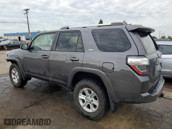 2020 Toyota 4Runner SR5 with VIN JTEBU5JR6L5757396, listed as a Copart auction lot 58993555 with 115,663 mi miles and Salvage title. Bid and sale history available at DreamBid. Image 2.