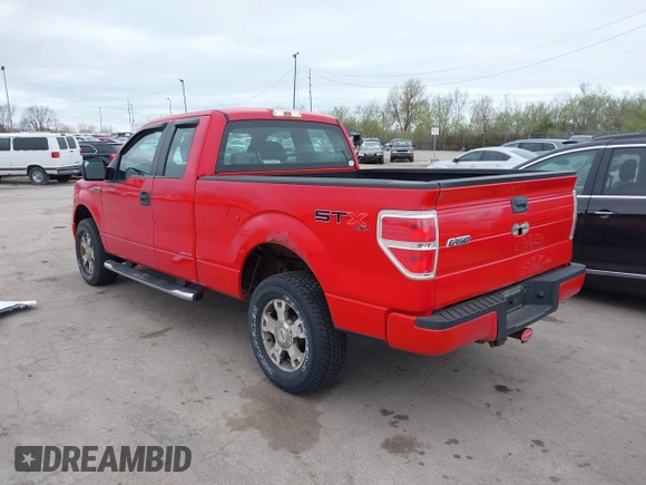 2009 Ford F-150 STX with VIN 1FTRX14W09FB19393, listed as a IAAI auction lot 42053777 with 145,208 mi miles. Bid and sale history available at carsss.com. Image 3.