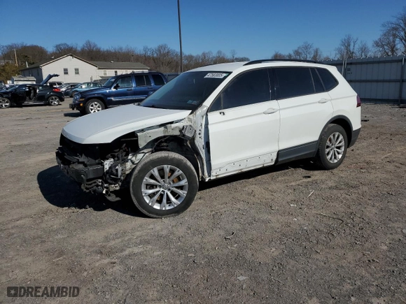 2018 Volkswagen Tiguan S with VIN 3VV0B7AX6JM055941, listed as a Copart auction lot 47583005 with 99,744 mi miles and Salvage Title. Bid and sale history available at carsss.com. Image 1.