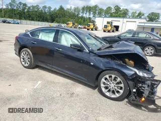 2020 Cadillac CT5 Premium Luxury with VIN 1G6DN5RK2L0116960, listed as a Copart auction lot 60214775 with Not provided miles and Salvage title. Bid and sale history available at DreamBid. Image 4.