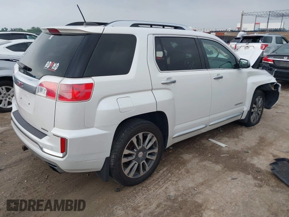 2017 GMC Terrain Denali with VIN 2GKFLVE36H6228724, listed as a IAAI auction lot 42298482 with 49,519 mi miles and . Bid and sale history available at DreamBid. Image 4.