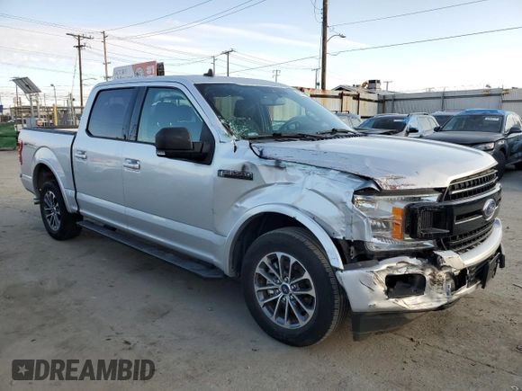 2019 Ford F-150 XL with VIN 1FTEW1C52KKC04212, listed as a Copart auction lot 54399255 with 44,704 mi miles and Salvage Title. Bid and sale history available at carsss.com. Image 4.