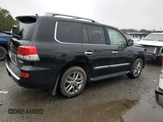 2015 Lexus LX 570 with VIN JTJHY7AX7F4186473, listed as a Copart auction lot 38514814 with 60,837 mi miles and . Bid and sale history available at DreamBid. Image 3.