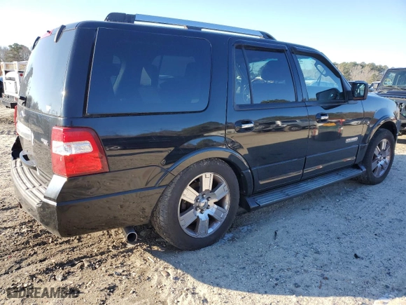 2008 Ford Expedition Limited with VIN 1FMFU20558LA21373, listed as a Copart auction lot 87393324 with 168,359 mi miles and Salvage Title. Bid and sale history available at carsss.com. Image 3.