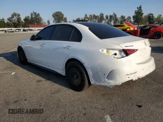 2023 Mercedes-Benz C 43 AMG with VIN W1KAF8HB1PR075633, listed as a Copart auction lot 88280235 with 29,754 mi miles and Salvage Title. Bid and sale history available at DreamBid. Image 2.