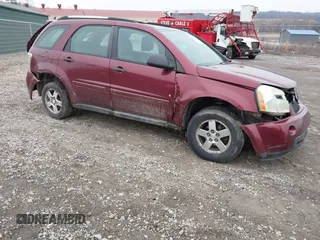 2008 Chevrolet Equinox LS with VIN 2CNDL13F086076296, listed as a IAAI auction lot 41458503 with 132,596 mi miles. Bid and sale history available at carsss.com. Image 1.