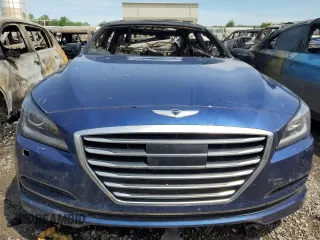 2015 Hyundai Genesis 3.8L with VIN KMHGN4JE0FU091477, listed as a Copart auction lot 50513325 with 83,930 mi miles and Salvage Title. Bid and sale history available at carsss.com. Image 5.