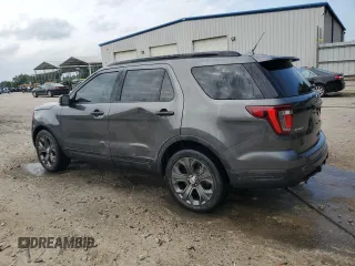 2018 Ford Explorer Sport z VIN 1FM5K8GT6JGA51523, wystawiony jako Copart lot #59205555 z przebiegiem 169 601 mil mil oraz Szkoda całkowita • Salvage title. Historia ofert i sprzedaży dostępna na DreamBid. Obrazek 2.