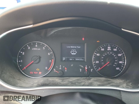 2016 Kia Cadenza Premium with VIN KNALN4D72G5215760, listed as a Copart auction lot 76055694 with 94,433 mi miles and Clean Title. Bid and sale history available at DreamBid. Image 9.