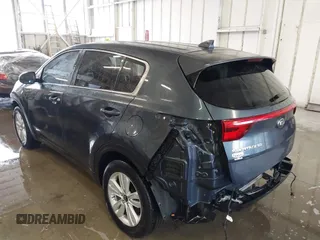 2019 Kia Sportage LX with VIN KNDPM3AC6K7591295, listed as a IAAI auction lot 41870202 with 54,246 mi miles. Bid and sale history available at carsss.com. Image 3.