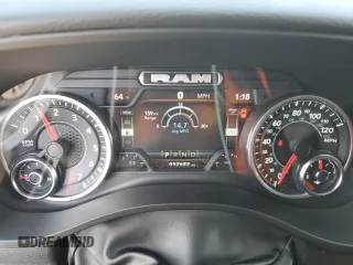 2022 Ram 1500 Big Horn with VIN 1C6SRFMT3NN391071, listed as a Copart auction lot 52592825 with 52,682 mi miles and Salvage title. Bid and sale history available at DreamBid. Image 9.