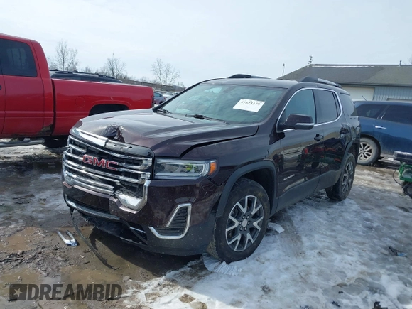 2021 GMC Acadia SLE z VIN 1GKKNKLA4MZ107729, wystawiony jako IAAI lot #41623179 z przebiegiem 55 736 mil mil oraz . Historia ofert i sprzedaży dostępna na DreamBid. Obrazek 18.