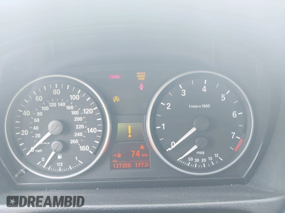 2007 BMW 3 Series 328i with VIN WBAVA33507PG39542, listed as a IAAI auction lot 42624478 with 127,350 mi miles and . Bid and sale history available at DreamBid. Image 7.