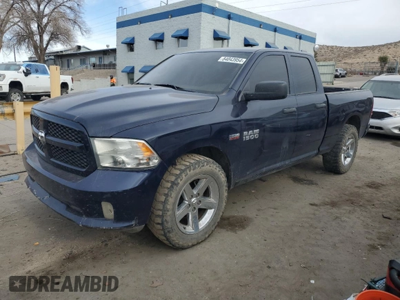 2017 Ram 1500 Express z VIN 1C6RR6FT9HS864182, wystawiony jako Copart lot #84043954 z przebiegiem 104 310 mil mil oraz Szkoda całkowita • Salvage title. Historia ofert i sprzedaży dostępna na DreamBid. Obrazek 1.