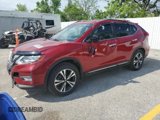 2017 Nissan Rogue SL with VIN 5N1AT2MV5HC800070, listed as a Copart auction lot 56041095 with 121,256 mi miles and Clean title. Bid and sale history available at DreamBid. Image 1.