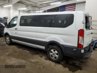 2018 Ford Transit Passenger XL with VIN 1FBZX2YGXJKB06482, listed as a Copart auction lot 86589674 with 106,039 mi miles and Salvage Title. Bid and sale history available at DreamBid. Image 2.