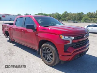 2025 Chevrolet Silverado 1500 RST with VIN 3GCPADED5SG204239, listed as a IAAI auction lot 42055666 with 496 mi miles and . Bid and sale history available at DreamBid. Image 1.