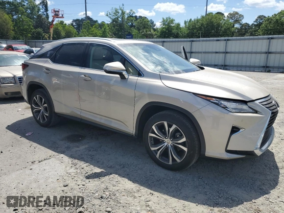 2017 Lexus RX 350 with VIN 2T2ZZMCA6HC037091, listed as a Copart auction lot 54791515 with 49,430 mi miles and Non Repairable. Bid and sale history available at DreamBid. Image 4.