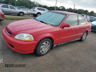 1996 Honda Civic EX z VIN 1HGEJ8147TL039174, wystawiony jako Copart lot #74813904 z przebiegiem 1 146 007 mil mil oraz Szkoda całkowita • Salvage title. Historia ofert i sprzedaży dostępna na DreamBid. Obrazek 1.