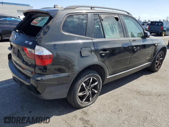 2009 BMW X3 xDrive30i with VIN WBXPC93499WJ26427, listed as a Copart auction lot 49511335 with 87,616 mi miles and Salvage Title. Bid and sale history available at carsss.com. Image 3.