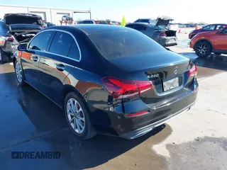 2019 Mercedes-Benz A 220 with VIN WDD3G4EBXKW002421, listed as a IAAI auction lot 41155602 with 141,268 mi miles and . Bid and sale history available at DreamBid. Image 3.