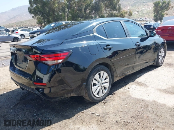 2020 Nissan Sentra S with VIN 3N1AB8BVXLY228512, listed as a IAAI auction lot 42095616 with 95,963 mi miles and . Bid and sale history available at DreamBid. Image 4.