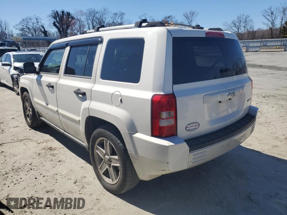 2007 Jeep Patriot Limited with VIN 1J8FT48W57D324302, listed as a Copart auction lot 47998675 with 225,080 mi miles and Salvage title. Bid and sale history available at DreamBid. Image 2.